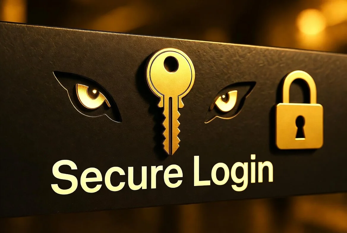 Wolf Winner login screen with email, password and SMS confirmation
